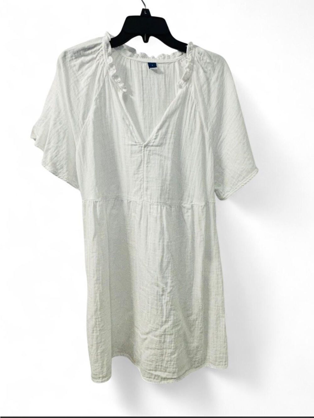 NWOT Old Navy Lightweight White Cotton Tunic Dress